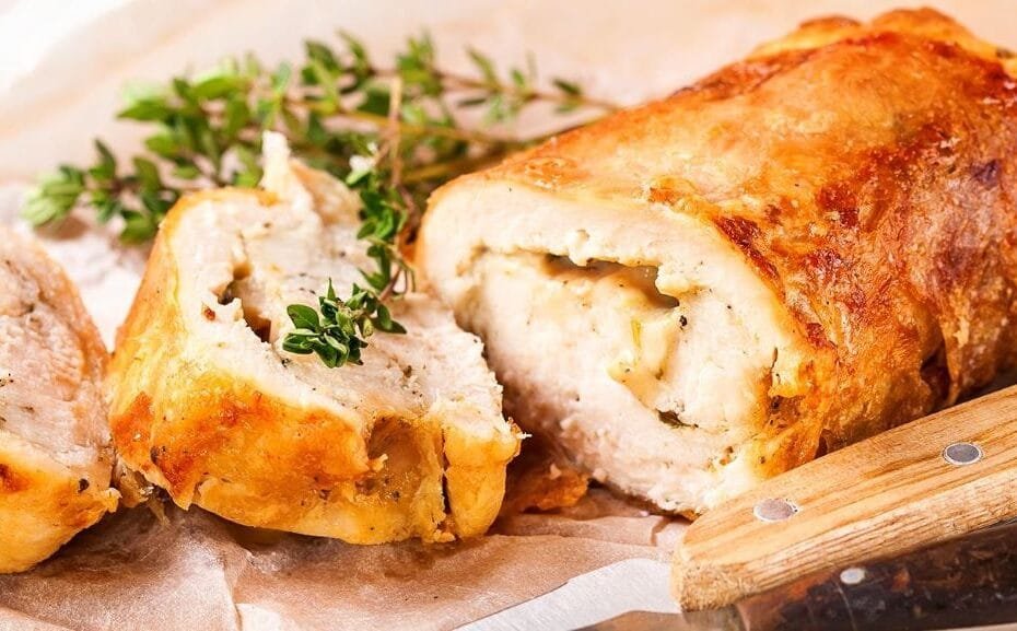 Rocambole de frango