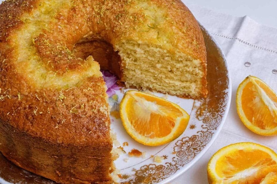 Bolo de Laranja de Liquidificador