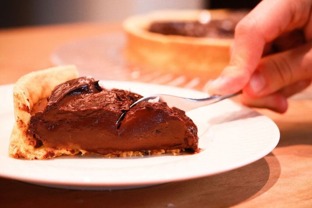 torta de chocolate com ganache