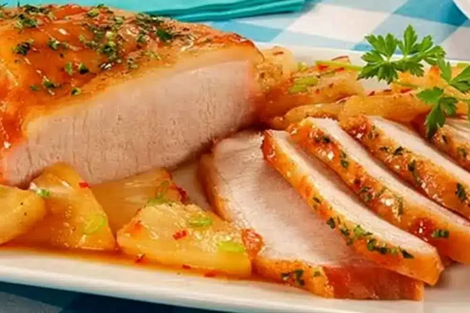 Picanha suína na manteiga