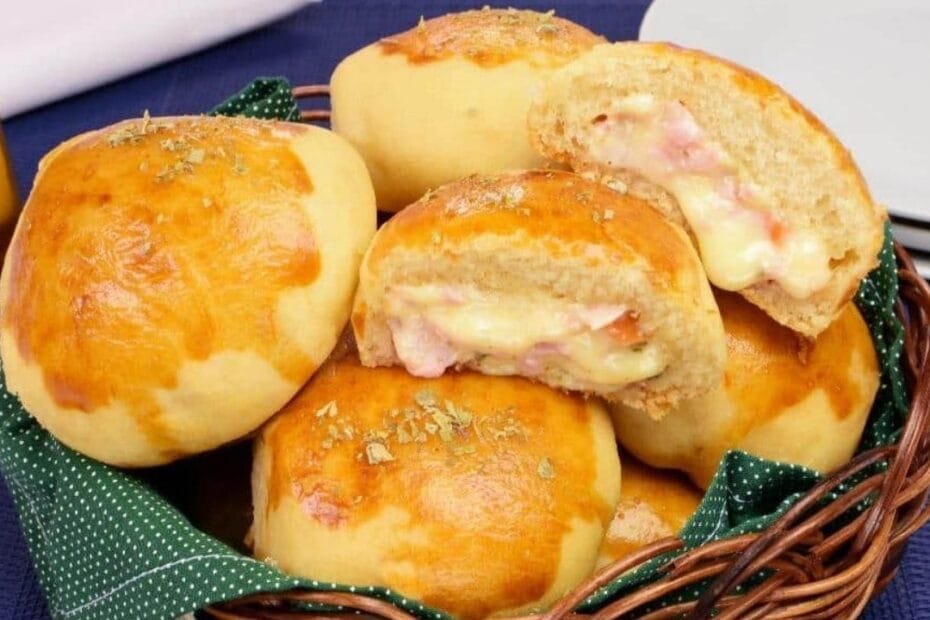 Pão de batata recheado