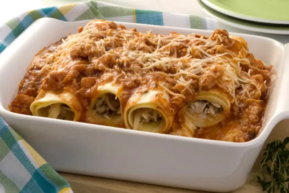 Canelone de frango