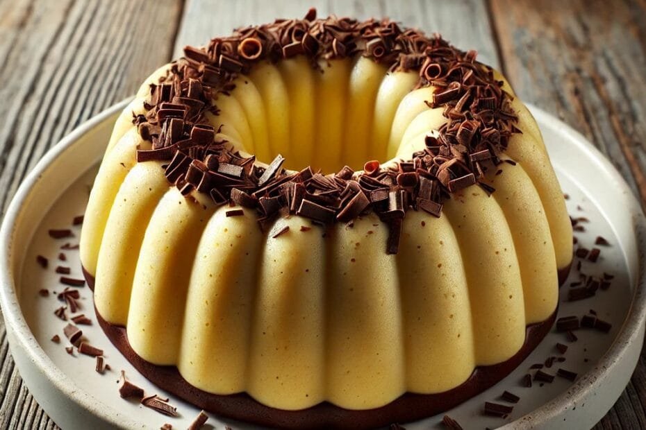 Mousse de Limão com raspas de Chocolate