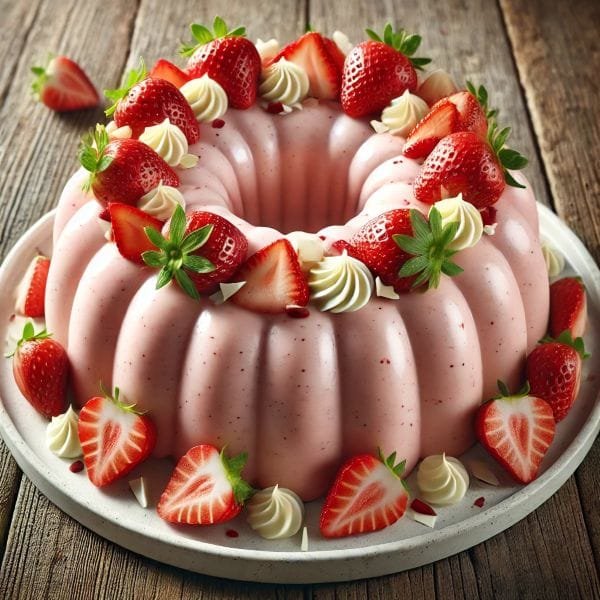 Mousse de morango
