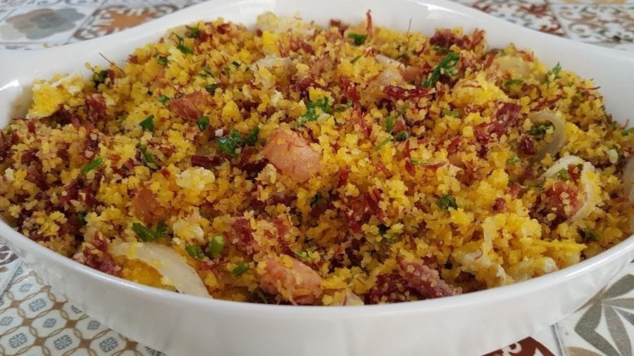 Farofa de Cuscuz Nordestino