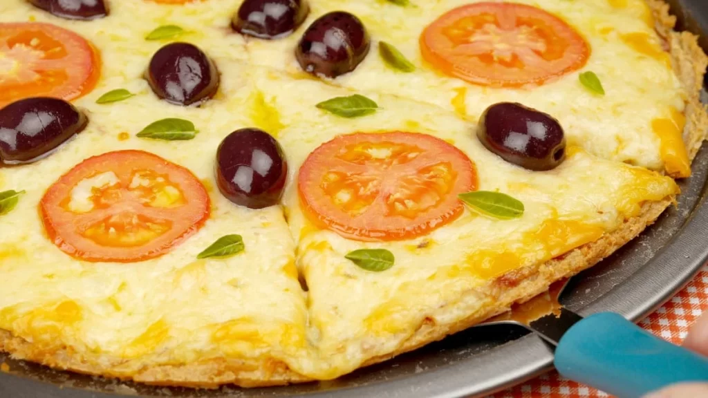 Pizza com pão velho