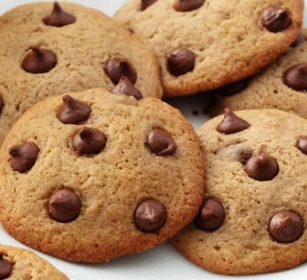 Cookies com gotas de chocolate