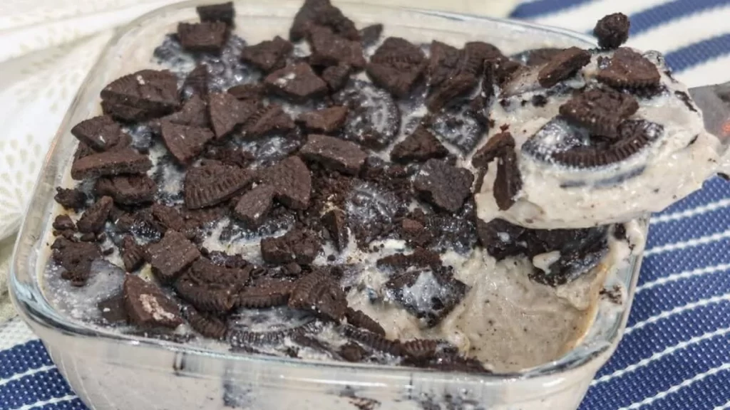 Sobremesa Gelada de Oreo (Com Apenas 3 Ingredientes)
