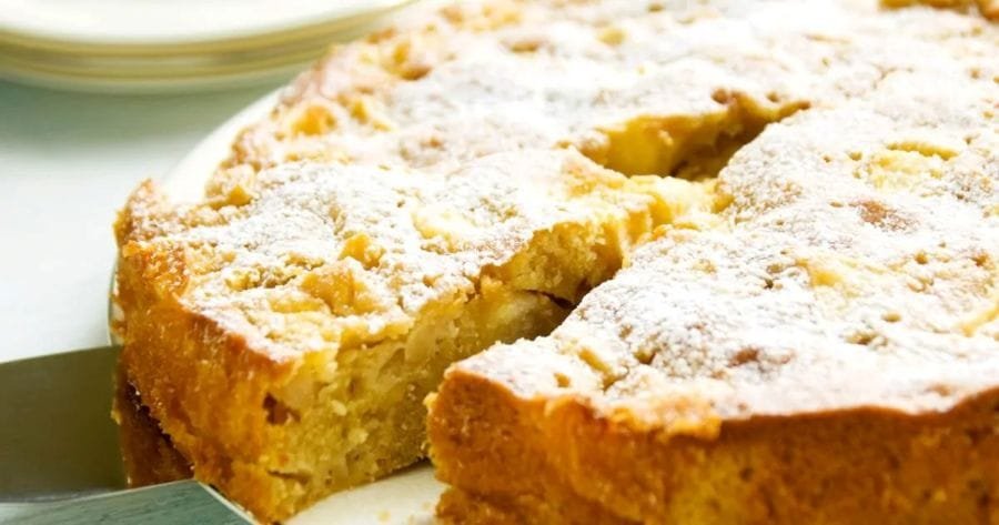 Bolo de Maçã e Ricota