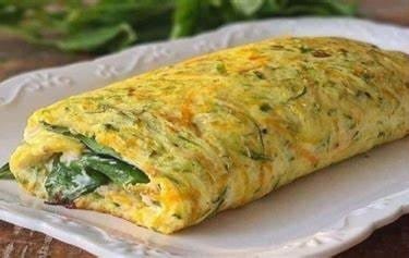 Rocambole de abobrinha