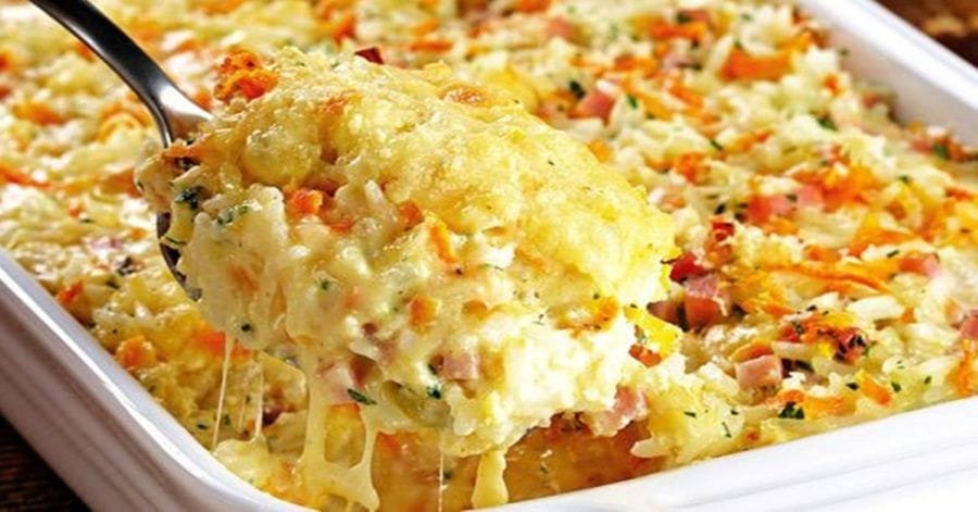 Arroz Cremoso de Forno
