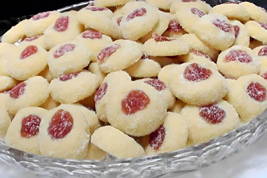 Biscoito Amanteigado com Goiabada