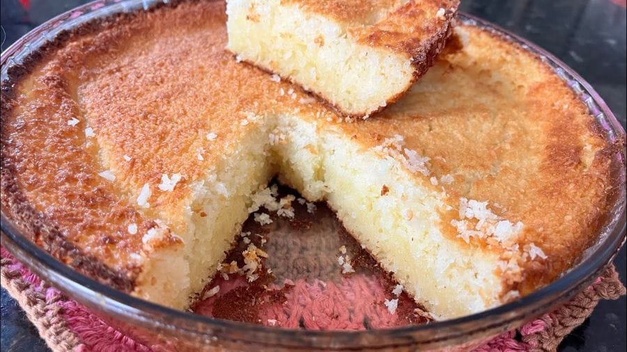 Torta de Coco no Liquidificador