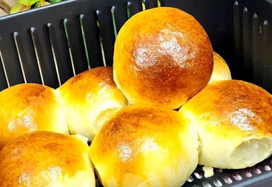 Pão Fofinho na Air Fryer