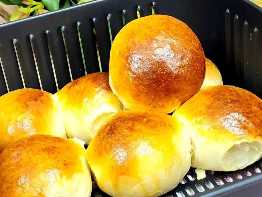 Pão Fofinho na Air Fryer