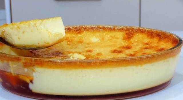 Pudim na Travessa