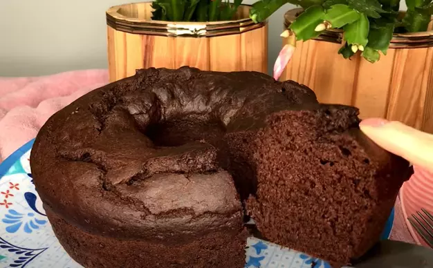 Bolo de chocolate low carb