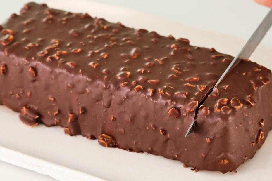 Rocambole de Chocolate Crocante