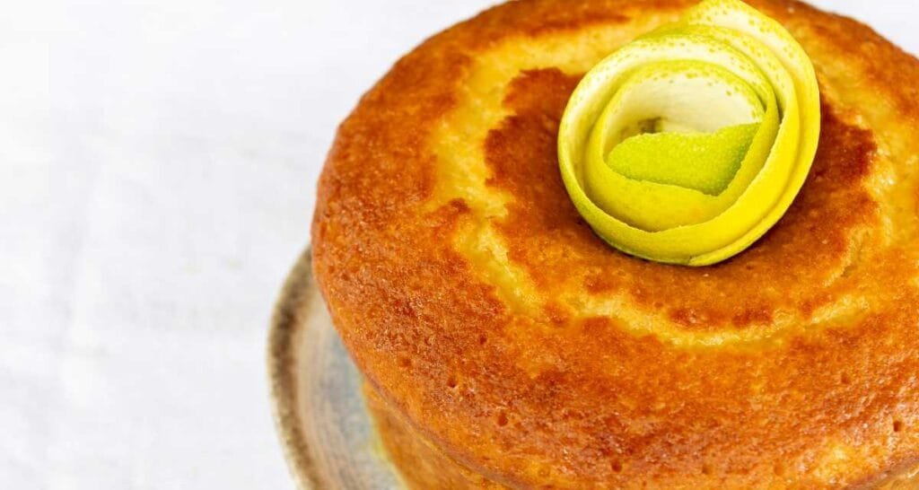 Bolo de laranja sem lactose