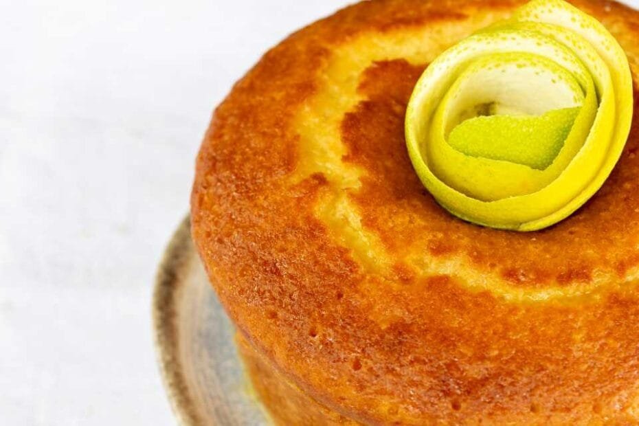 Bolo de laranja sem lactose