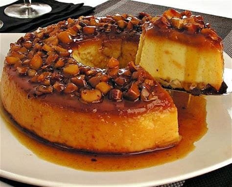 Pudim de Castanha e Chocolate