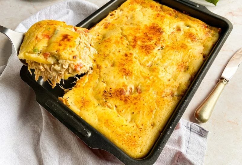 Torta de Frango de Liquidificador