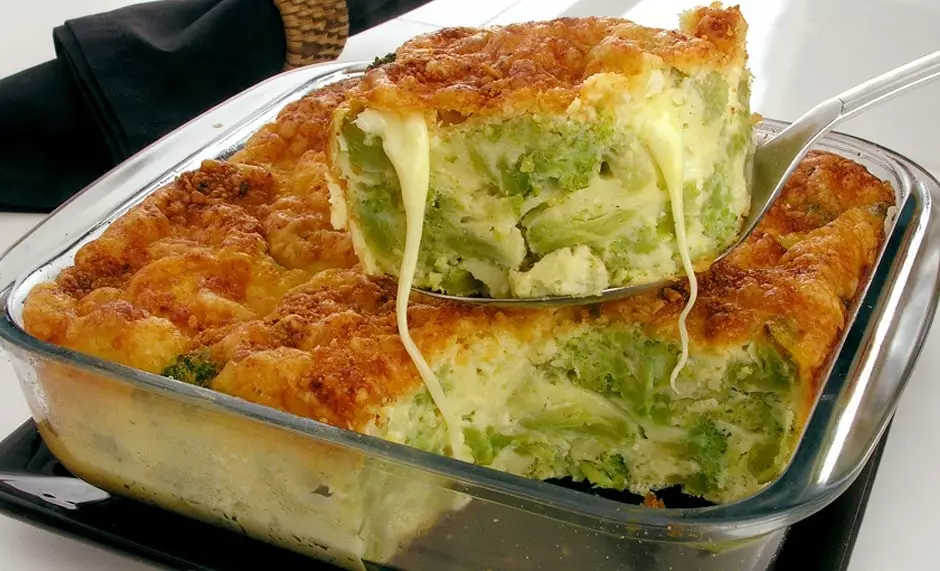 Torta de brócolis
