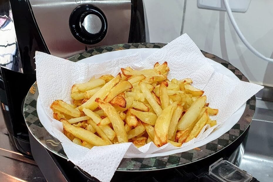 Batata frita na airfryer