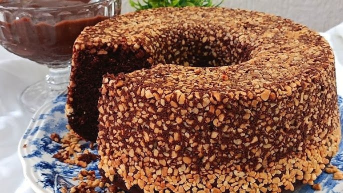 Bolo de Chocolate e Amêndoas