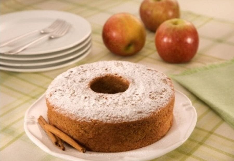 Bolo de Maçã Sem Glúten