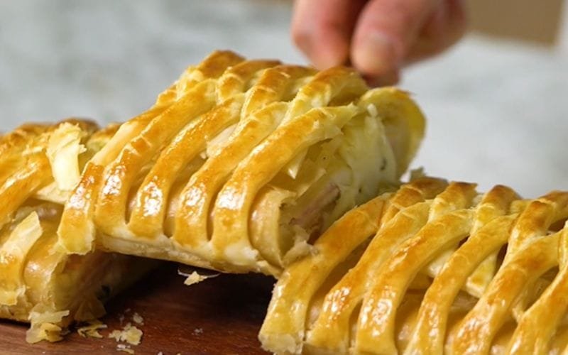 Trançado de Presunto e Queijo