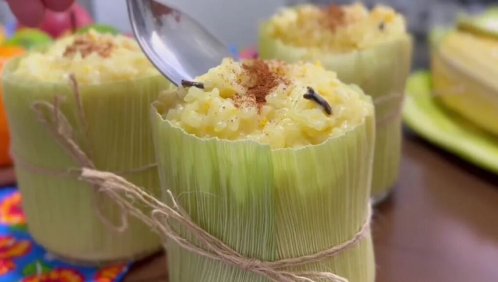 Arroz-doce de Pamonha