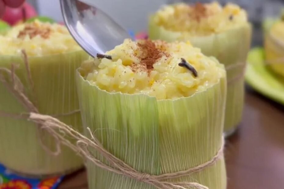 Arroz-doce de Pamonha