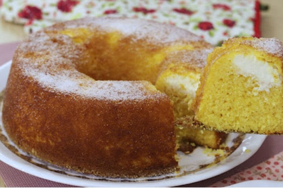 Bolo de milho com Requeijão