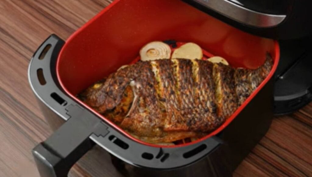 Tilápia Recheada na Air Fryer
