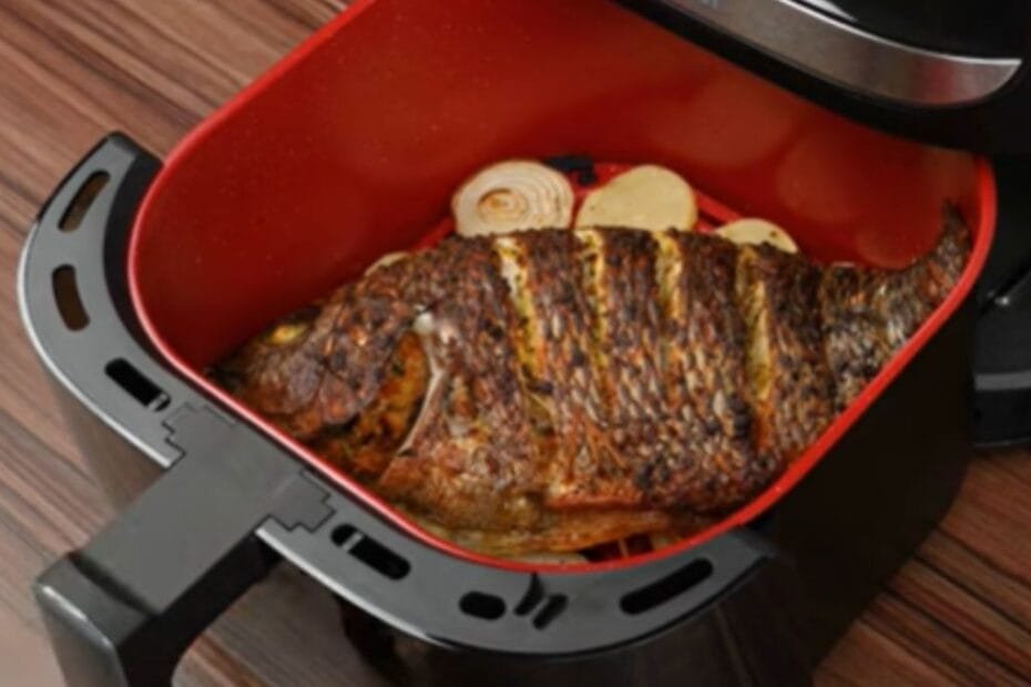 Tilápia Recheada na Air Fryer