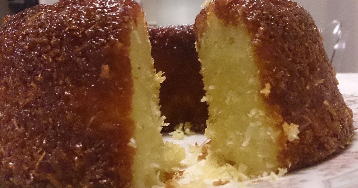 Bolo de Aipim Caramelizado