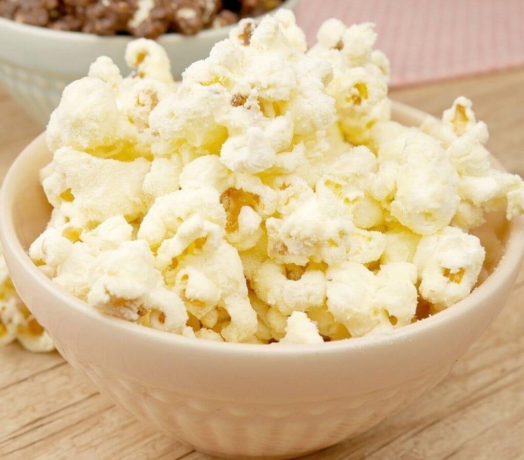 Pipoca com Chocolate Branco