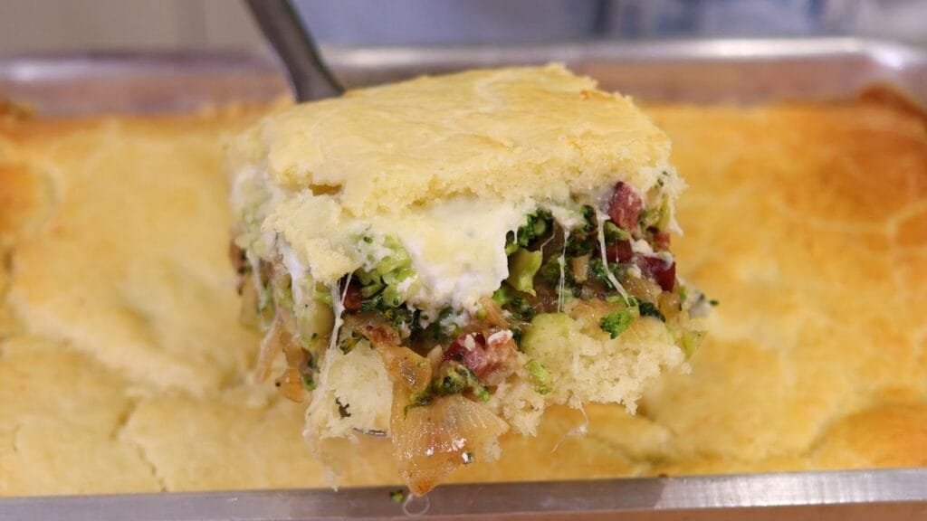 Torta de Brócolis com Ricota