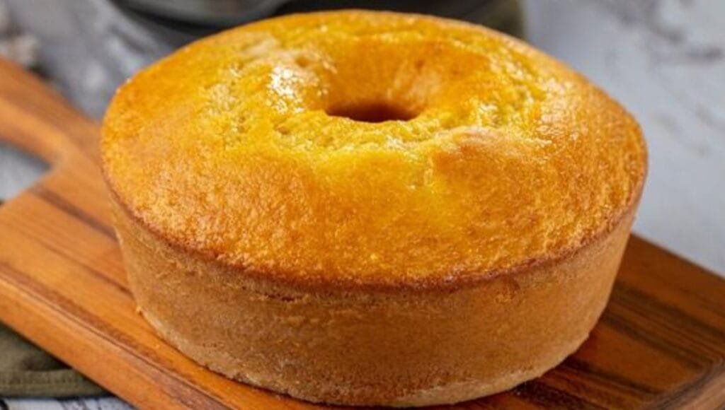 Bolo de Maisena com Fubá Simples