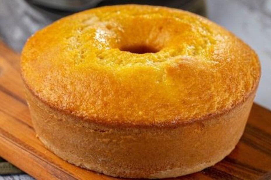 Bolo de Maisena com Fubá Simples