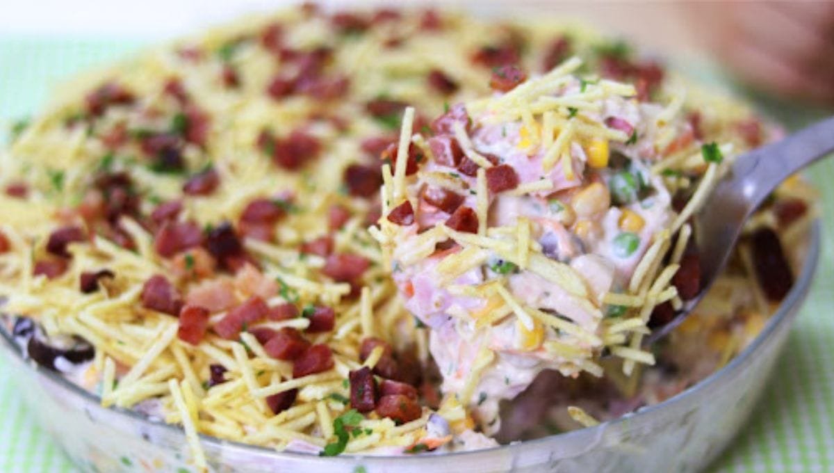 Salpicão com Molho de Bacon