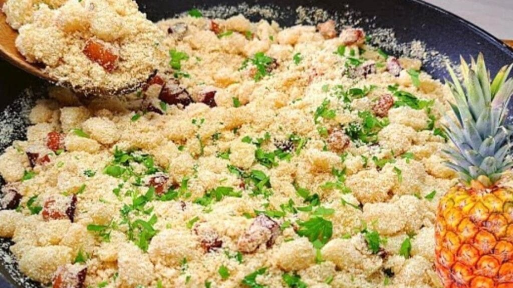 Farofa de Abacaxi com Bacon