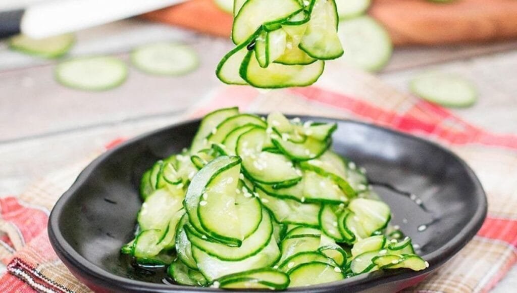 Receita de Sunomono (Salada de Pepino Japonesa)
