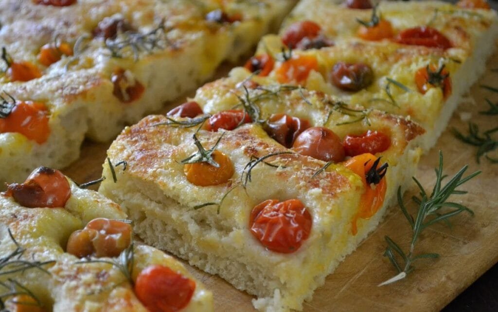 Focaccia Italiana Caseira